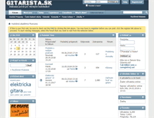Tablet Screenshot of forum.gitarista.sk